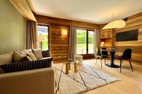 Megève Rochebrune, superbe appartement avec jardin